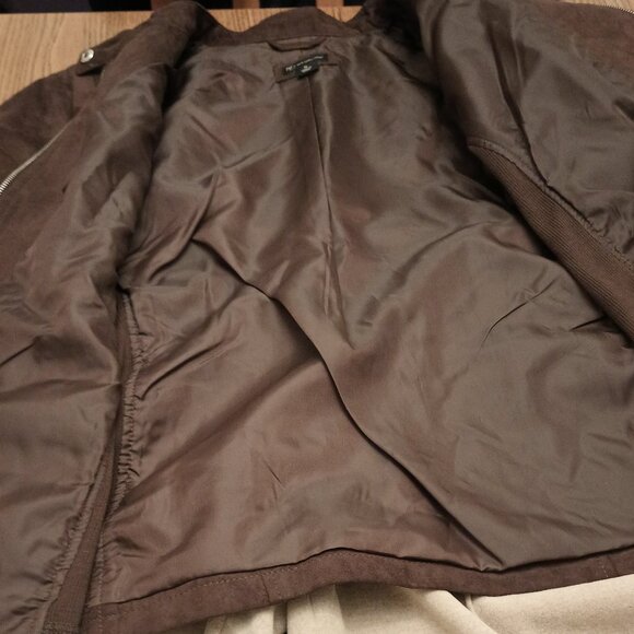New Directions Size XL Brown Faux Suede Jacket (EUC) - Picture 11 of 13